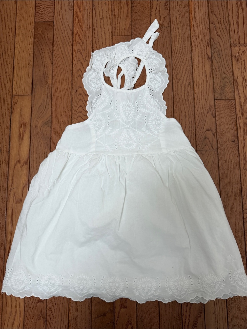 babycottons White Eyelet Cotton Dress